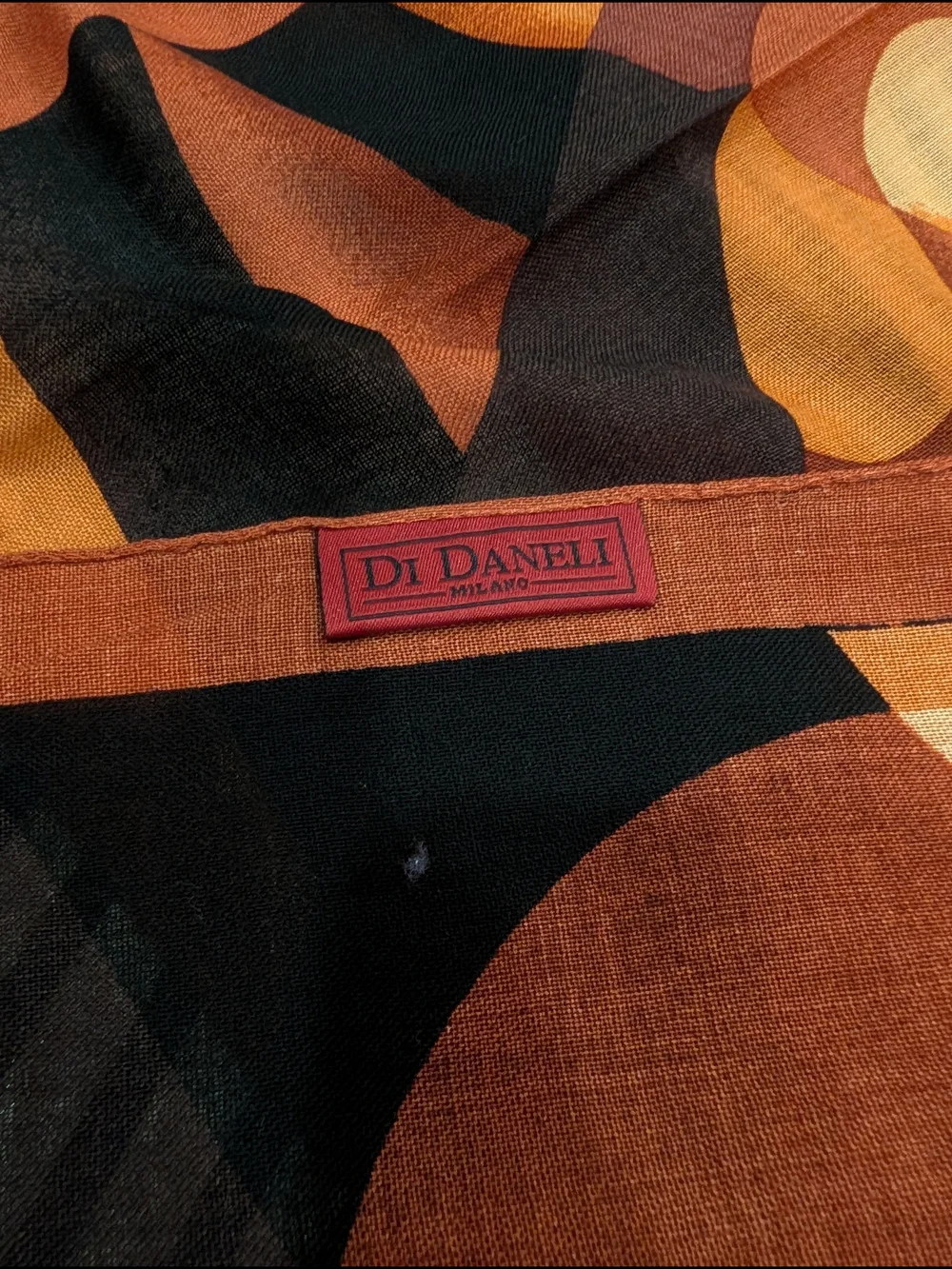 Geometric Silk Scarf